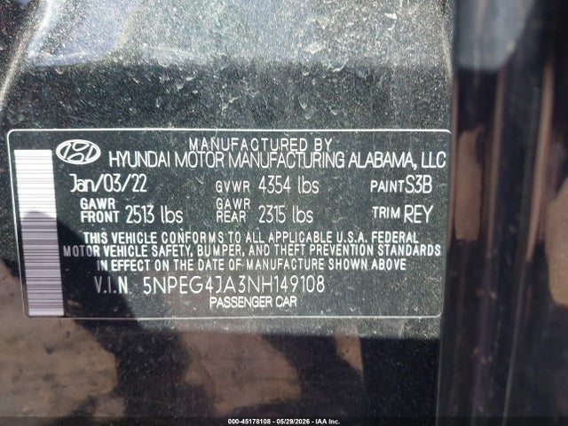 2022 Hyundai SONATA SE — миниатюра 9
