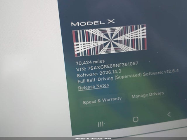 2022 TESLA MODEL X PLAID TRI MOTOR ALL-WHEEL DRIVE 7