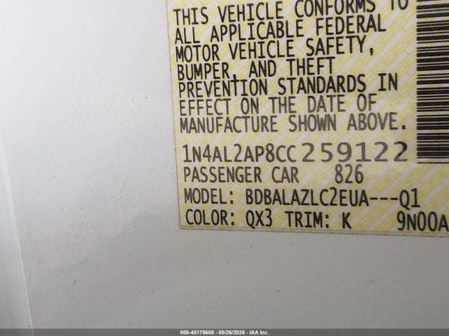صورة 9 لـ 2012 Nissan ALTIMA 2.5