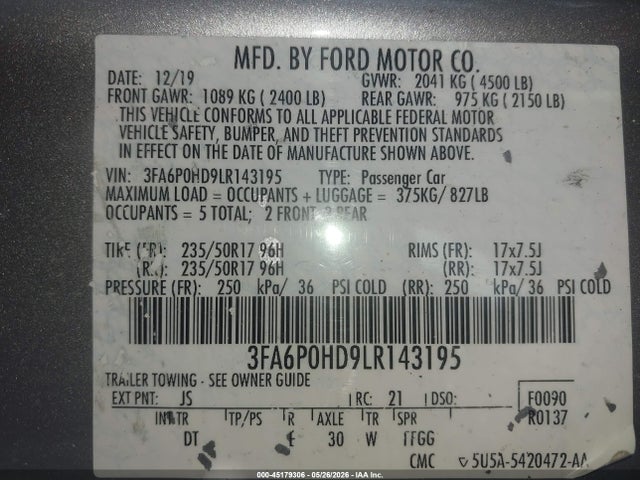 FORD FUSION SE - 9