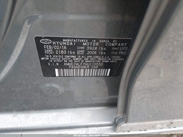2017 Hyundai ELANTRA SE photo 9