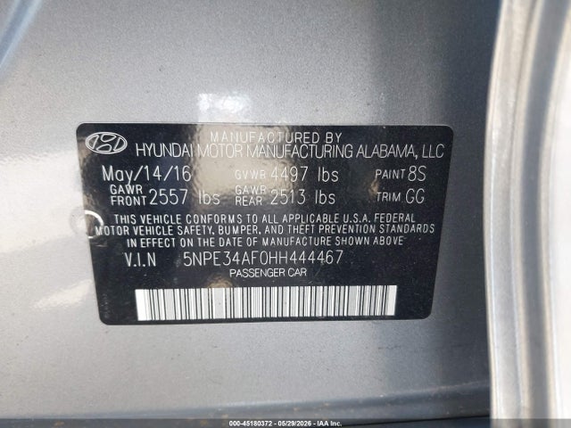2017 Hyundai SONATA SPORT 缩略图 9