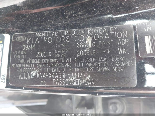 2015 KIA FORTE LX 照片 9