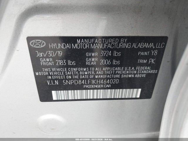 2019 Hyundai ELANTRA SEL 照片 9