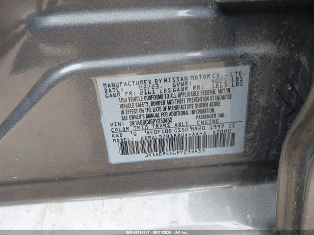 2023 Nissan SENTRA SV XTRONIC CVT 照片 9