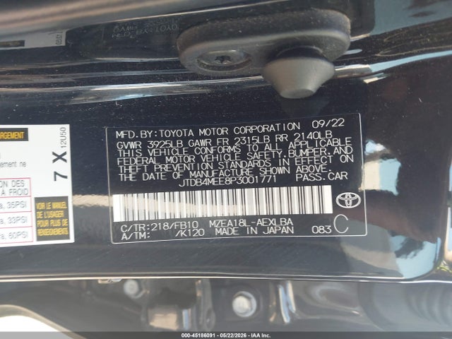 2023 Toyota COROLLA LE thumbnail 9