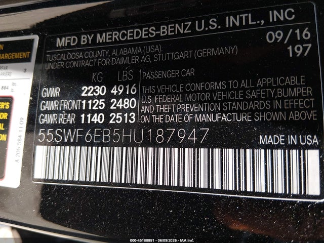 2017 Mercedes-BENZ AMG C 43 4MATIC photo 9