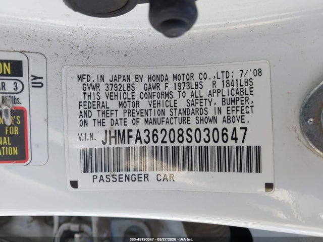 صورة 9 لـ 2008 Honda CIVIC HYBRID
