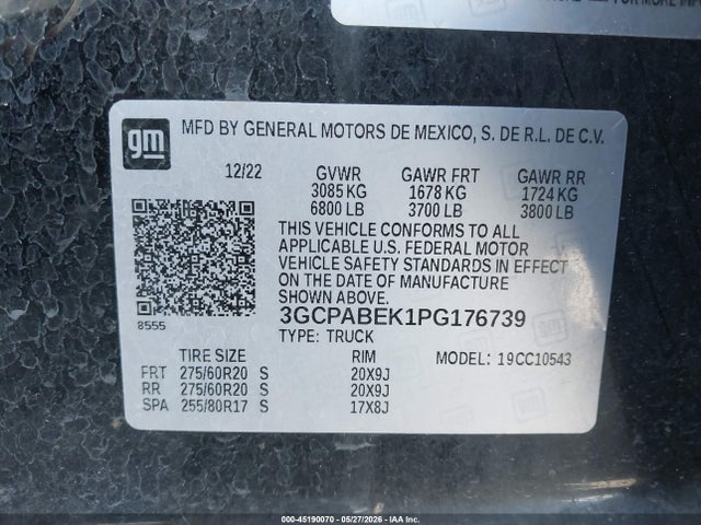 صورة 9 لـ 2023 Chevrolet SILVERADO 1500 2WD SHORT BED CUSTOM