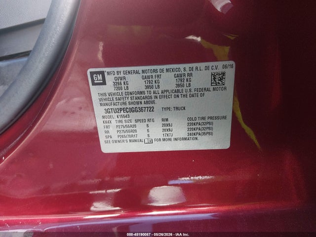 صورة 9 لـ 2016 GMC SIERRA 1500 DENALI