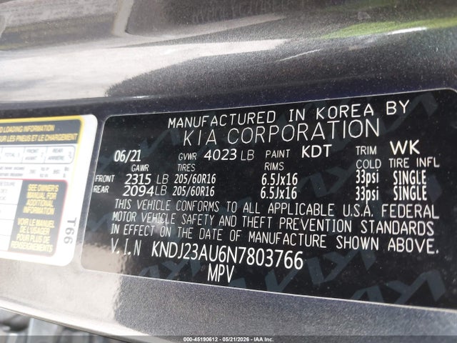 2022 KIA SOUL LX 照片 9