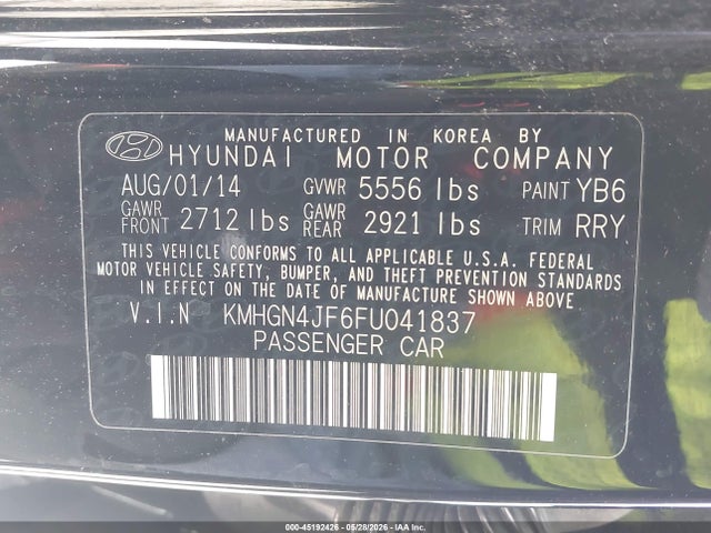 2015 Hyundai GENESIS 5.0 照片 9