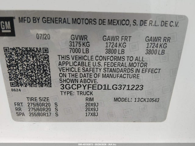 صورة 9 لـ 2020 Chevrolet SILVERADO 1500
