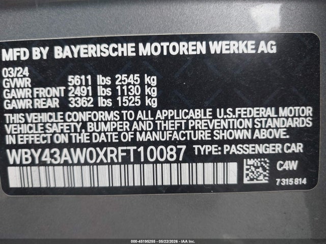 2024 BMW I4 GRAN COUPE EDRIVE35 照片 9