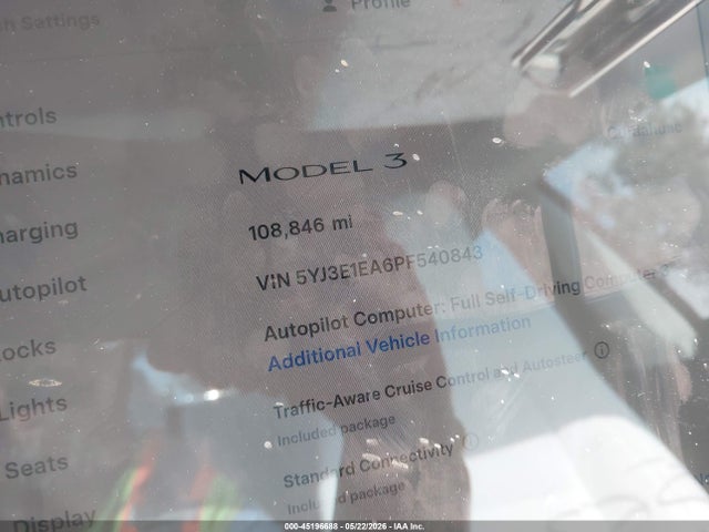 صورة 7 لـ 2023 Tesla MODEL 3 REAR-WHEEL DRIVE