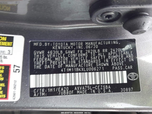 صورة 9 لـ 2020 Toyota CAMRY SE AWD