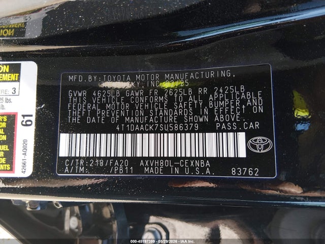 2025 Toyota CAMRY LE photo 9