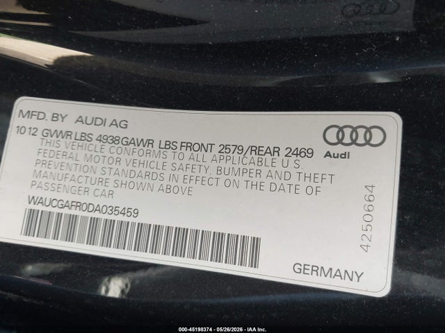 2013 AUDI S5 3.0T PREMIUM PLUS — фото 9