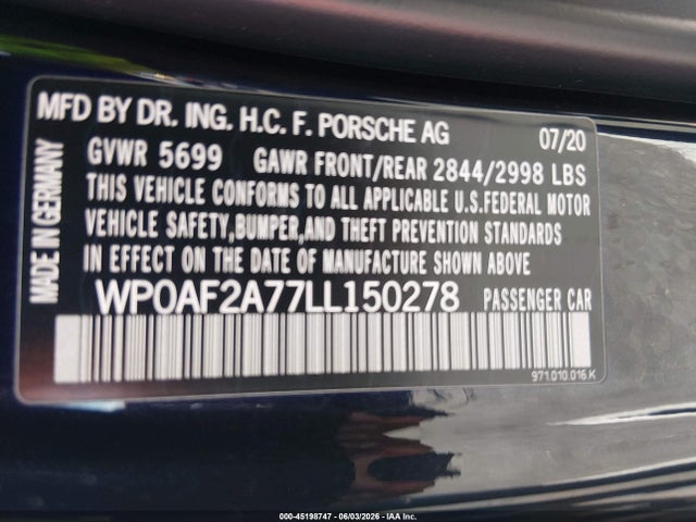 صورة 9 لـ 2020 Porsche PANAMERA TURBO