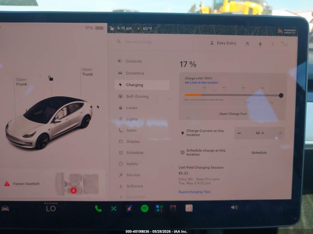 2021 Tesla MODEL 3 LONG RANGE — миниатюра 17