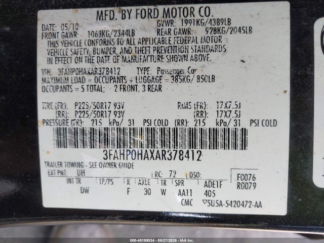 FORD FUSION SE - 9