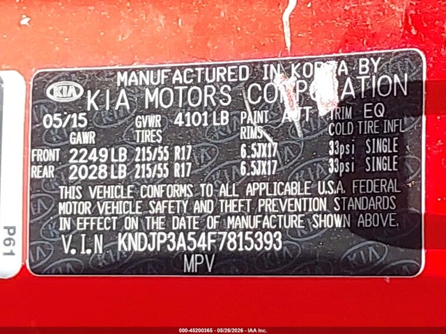 2015 KIA SOUL + photo 9