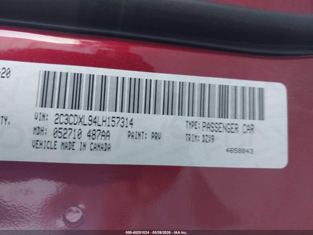2020 Dodge CHARGER SRT HELLCAT RWD — фото 9