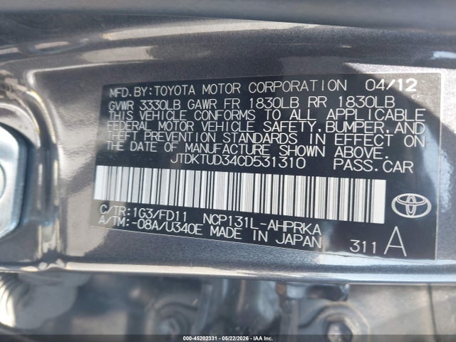 صورة 9 لـ 2012 Toyota YARIS SE