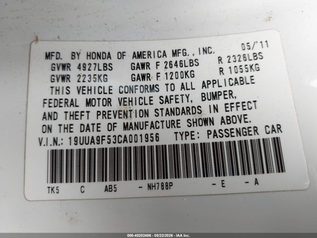 2012 Acura TL 3.7 照片 9