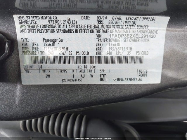 صورة 9 لـ 2014 FORD FOCUS S