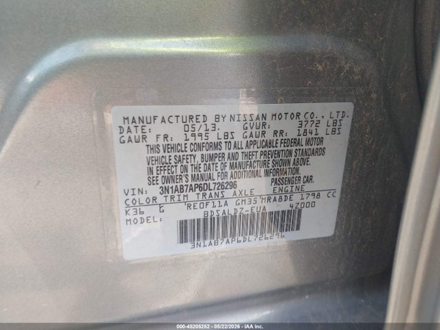 NISSAN SENTRA SV - 9