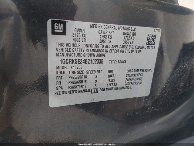 2011 Chevrolet SILVERADO 1500 LT 照片 9