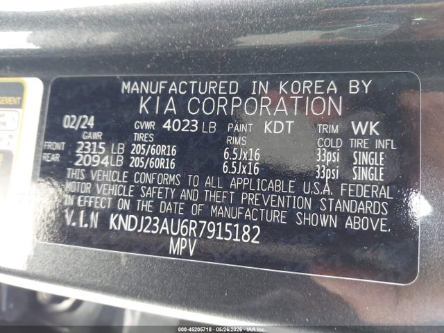 2024 KIA SOUL LX — фото 9