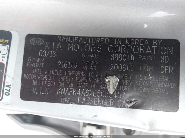 2014 KIA FORTE LX — фото 9