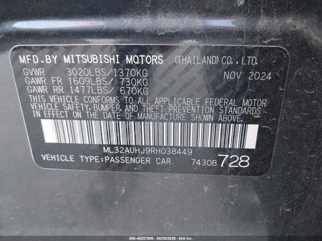 صورة 9 لـ 2024 Mitsubishi MIRAGE LE