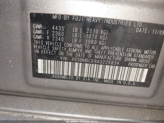 صورة 9 لـ 2010 Subaru LEGACY 2.5I PREMIUM