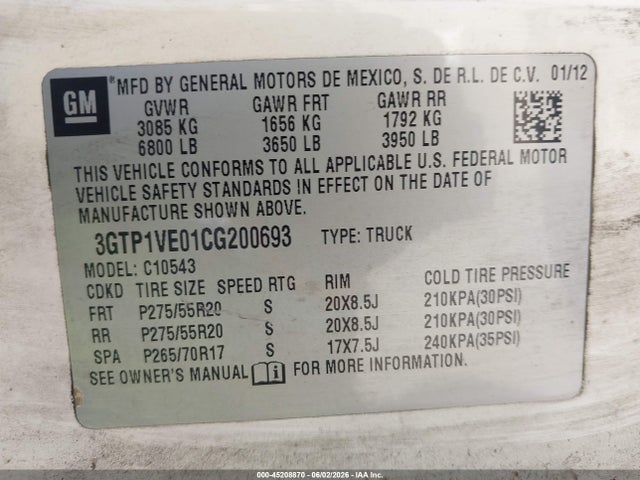 صورة 9 لـ 2012 GMC SIERRA 1500 SLE