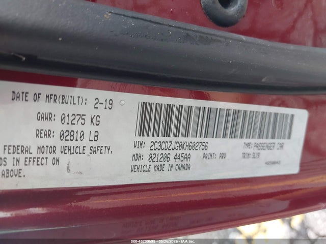 صورة 9 لـ 2019 Dodge CHALLENGER GT