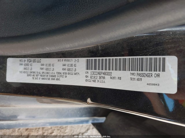 2015 Chrysler 200 LIMITED 照片 9