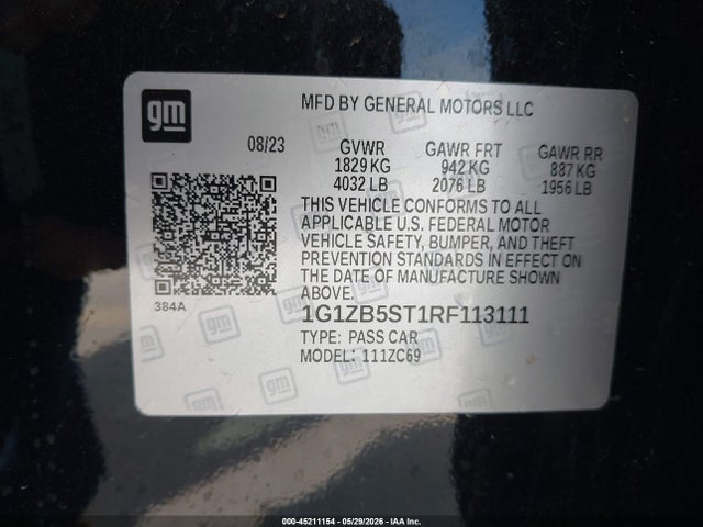 صورة 9 لـ 2024 Chevrolet MALIBU FWD LS