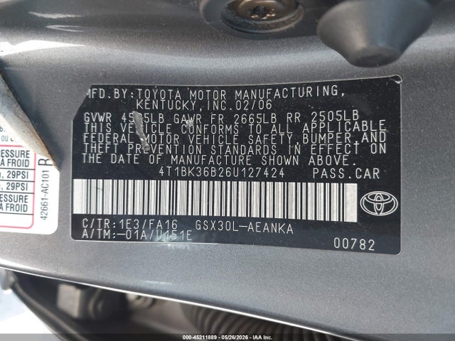 2006 Toyota AVALON XL 照片 9