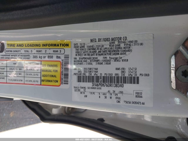2013 FORD FUSION SE — фото 9