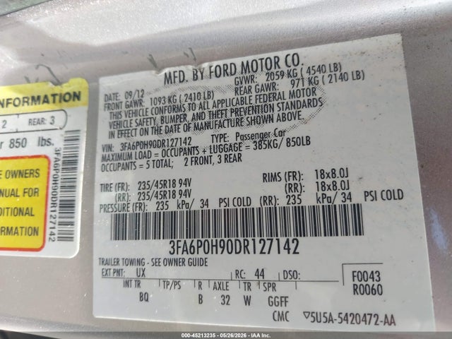 FORD FUSION SE - 9