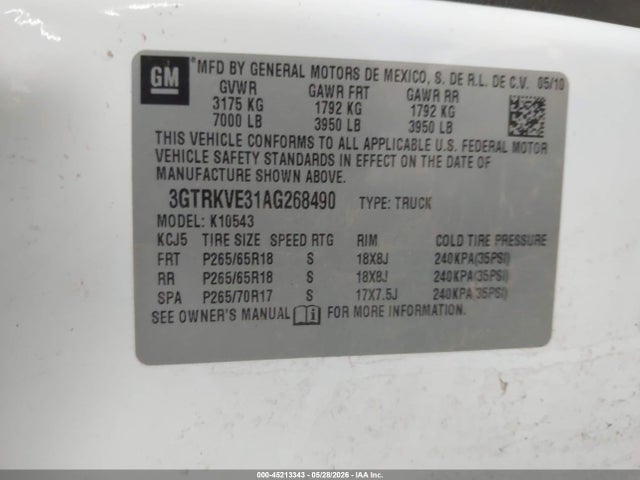 2010 GMC SIERRA 1500 SLE 照片 9
