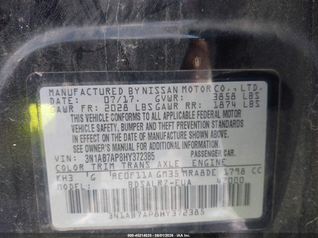 NISSAN SENTRA SR - 9