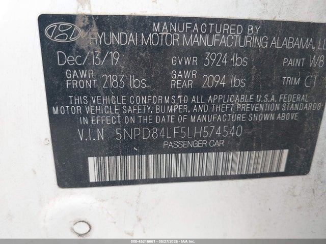 صورة 9 لـ 2020 Hyundai ELANTRA SEL