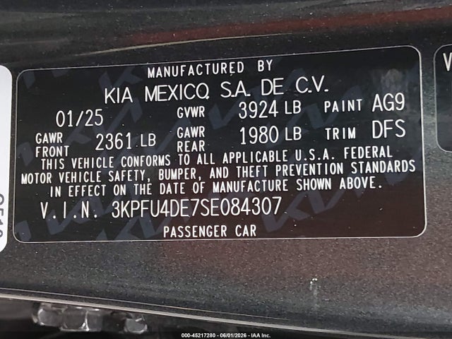 2025 KIA K4 EX 照片 9