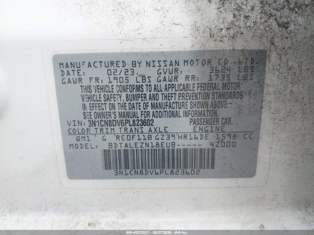 2023 Nissan VERSA 1.6 S XTRONIC CVT 缩略图 9