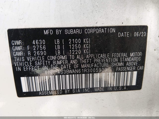صورة 9 لـ 2024 Subaru LEGACY LIMITED