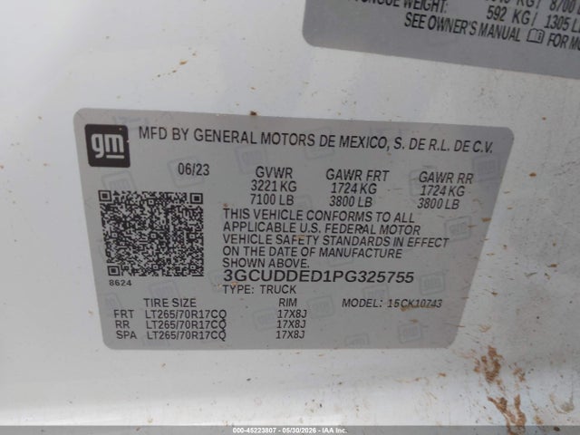 صورة 9 لـ 2023 Chevrolet SILVERADO 1500 4WD STANDARD BED LT